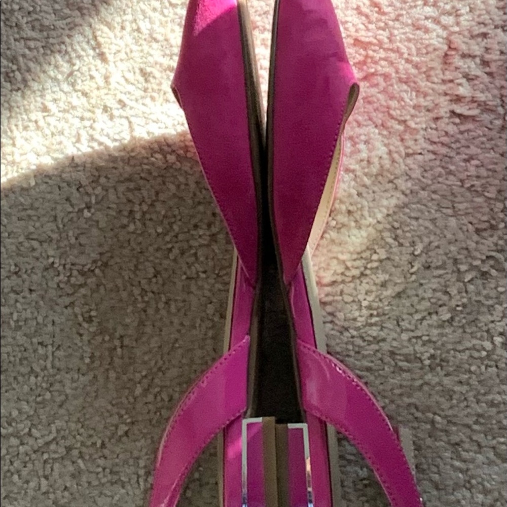 Aldo suede and leather fuchsia flats - Picture 7 of 7
